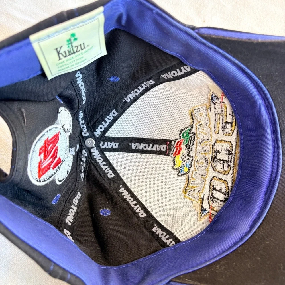 Lot 4 Vtg Daytona 500 Baseball Hats Embroidered Disney Mickey Anniv. '04-08'